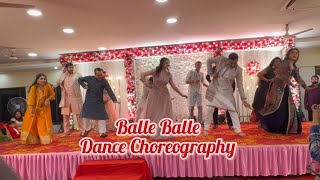 Balle Balle Dance Choreography by Bride and Cousins  Energetic Dance for Sangeet  Wedding [upl. by Annavahs30]