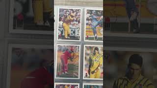 1993 futera Cricket set with ✍️ cards cricketcard sportscards [upl. by Ecaroh]