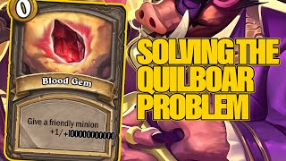 Solving The Uneven Gems Problem With An Unexpected Unit  Dogdog Hearthstone Battlegrounds [upl. by Eigna]