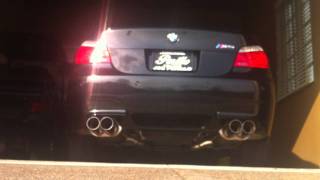 E60 M5 Dinan Exhaust [upl. by Enelrihs]