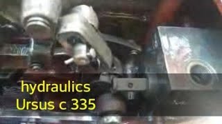 Hidraulika Ursus c 335  How to disassemble hidraulics [upl. by Dine]