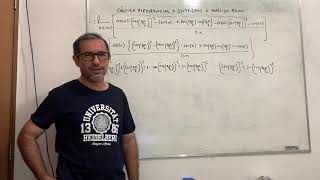 Cálculo Diferencial e Integral e Análise Real aula 123 [upl. by Kcoj]