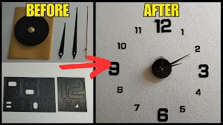 3D Wall Clock DIY Installation from China Aliexpress  Step By Step [upl. by Aloel]