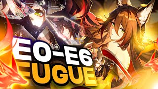 Fugue E0 ถึง E6 แรงแค่ไหน Showcase  Honkai StarRail [upl. by Fletch453]