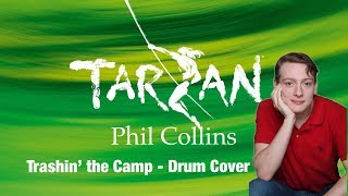 Trashin the Camp  TARZAN The Broadway Musical  Drum Cover [upl. by Alekal715]