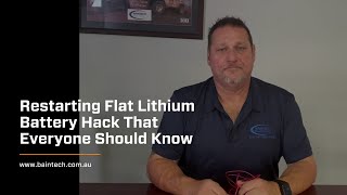 Restarting Flat Lithium Battery Hacks That Everyone Should Know [upl. by Novhaj251]