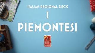 I  Unboxing the PIEMONTESI Torino Italian Regional Card Deck 1 of 16 Italian Decks [upl. by Notsahc]