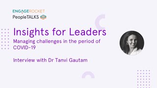 Managing Challenges in the period of COVID19  Interview with Dr Tanvi Gautam [upl. by Abey]