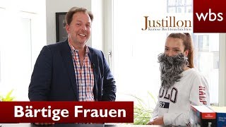 Müssen Frauen Barthaare auf eigene Kosten entfernen  RA Solmecke und Justillon [upl. by Arabella857]