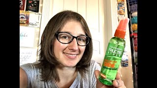 Review  Garnier Fructis Style Brilliantine Shine Glossing Spray [upl. by Thomasa723]