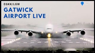 Gatwick Airport Live  EGKKLGW  26th February 2024 [upl. by Annitsirhc]