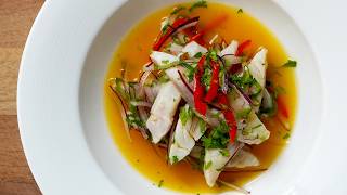 Peruvian Sea Bass Ceviche [upl. by Adnohs329]