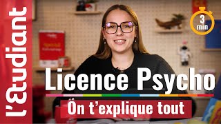 Licence Psycho  débouchés matières Parcoursup – lEtudiant [upl. by Maillliw]