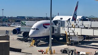 British Airways A380 Flight LHRBOS [upl. by Eellah364]