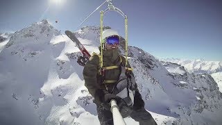 La Tyrolienne  Orelle à Val Thorens [upl. by Tien940]