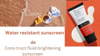 Benefits of deconstruct fluid brightening sunscreen reviewfluiddeconstruct brightening [upl. by Annawal398]