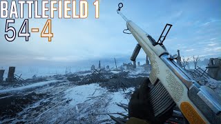 Battlefield 1  Selbstlader M1916 Optical Gameplay 544 KD [upl. by Ahtebat]