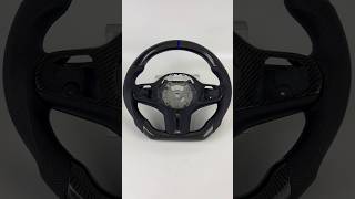 BMW G30 carbon fiber steering wheel bmw f30 bmwf30 bmwg30 carbonfiber [upl. by Lesde]