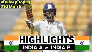 India A vs India B Day 2 Highlights  Duleep Trophy 2024 Highlights [upl. by Zolner]