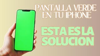 PANTALLA VERDE IPHONE [upl. by Elfrida]