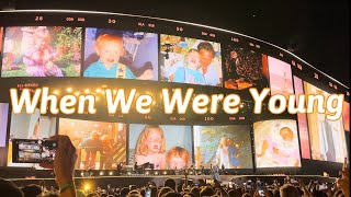 When We Were Young Adele 4K Live in Munich 2024  A Night to Remember [upl. by Anivle]