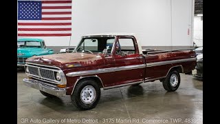 1970 Ford F100 For Sale  Walk Around 98k Miles [upl. by Rather]