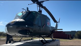 Vietnam era helicopter now a permanent park of Patriot Park [upl. by Aicilev]