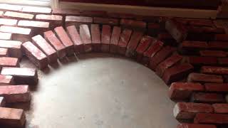 Building an Arched Brick Fireplace Facia [upl. by Leak]