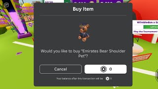 Snipping Emirates Bear Shoulder Pet 1254 FREE UGC [upl. by Stephana89]