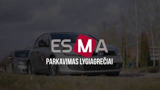 Parkavimas lygiagrečiai  Vairavimo mokykla ESMA [upl. by Araik595]