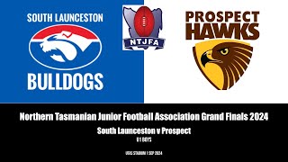 U16 Boys Div1  South Launceston v Prospect Grand Final 2024 [upl. by Krissy871]