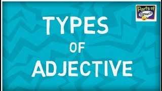 Types of Adjectives  Six Types  Parts of speech [upl. by Kristien]