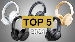 TOP 5 BEST BUDGET OVEREAR BLUETOOTH HEADPHONES 2024 [upl. by Betteanne739]