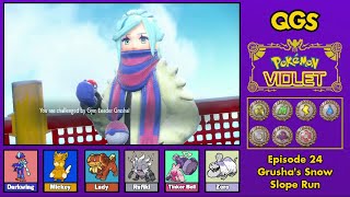 Pokémon Violet Playthrough Part 24 Grushas Snow Slope Run [upl. by Erin382]