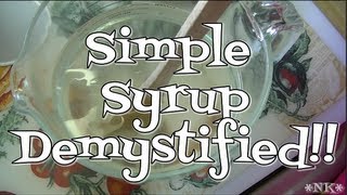 Simple Syrup Recipe  Noreens Kitchen Basics [upl. by Hahn]