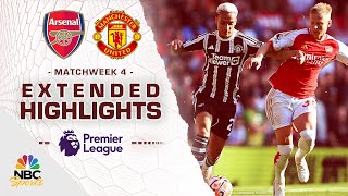 Arsenal v Manchester United  PREMIER LEAGUE HIGHLIGHTS  932023  NBC Sports [upl. by Aneehsal]