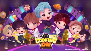 BTS Cooking On TinyTAN Restaurant Gameplay with No Commentary [upl. by Jensen]