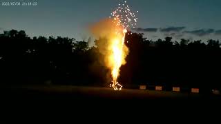 740 Color Cannon by Keystone fireworks and Jet Screamers by World Class fireworks [upl. by Ailito]