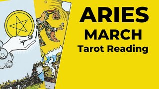 Aries A Celebration Of Abundance And Riches  WOW 💛 March 2024 Monthly Tarot Reading [upl. by Yraht420]