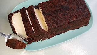 3 INGREDIENTS FUDGEE BAR ICE CREAM CAKE [upl. by Engvall]