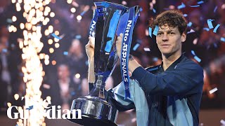 Jannik Sinners best points from ATP Finals final against Taylor Fritz [upl. by Symon222]