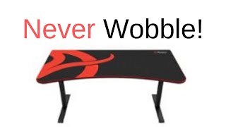 How To Stop Wobbling On The Arozzi Arena Gaming Desk [upl. by Eirojram243]