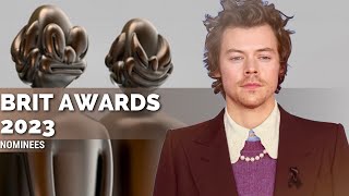 BRIT Awards 2023 Nominations Full List  BRITs 2023 [upl. by Mobley321]