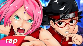 Shannaro 👊  Sakura amp Sarada Naruto  Feat EahMands [upl. by Peedus]