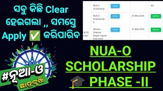 💥NOAO scholarship 2024 Phase II [upl. by Narrad166]