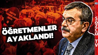 Öğretmenler Adeta Ayaklandı Meclise Yürüyüşlerine Polis Engeli MEB Önünde Büyük Protesto [upl. by Akirre83]