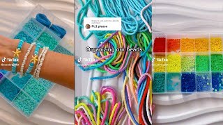 🎗️Clay Bead Bracelet TikTok Compilation 🎗️ Making Bracelet Edits Shorts amp Reels Small Business 209 [upl. by Ariik]