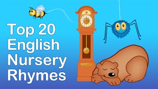 TOP 20 ENGLISH NURSERY RHYMES  Compilation  Nursery Rhymes TV  English Songs For Kids [upl. by Netta]