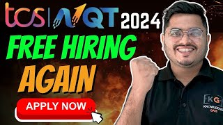 TCS Free NQT 2024 Batch Announced Again  TCS Hiring 2024 Batch  TCS NQT 2024 Batch Registration [upl. by Hepza]