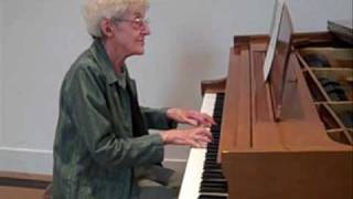 Delores Dufner plays new pianowmv [upl. by Ravens]